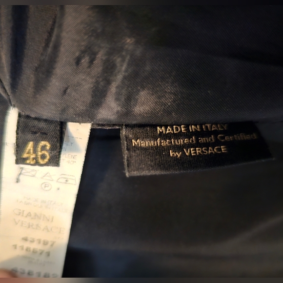 VERSACE Authentic 2 Piece Trousers and Blaze Jacket Pantsuit (READ MEASUREMENTS) - Picture 5 of 16